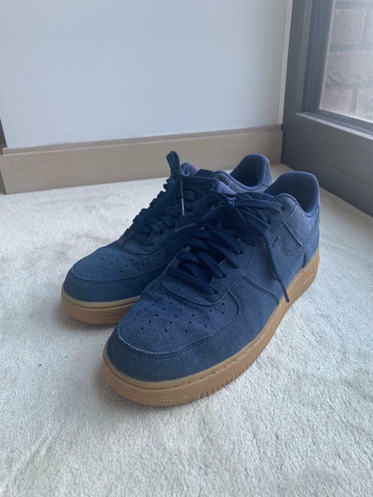 nike air force suede gum sole